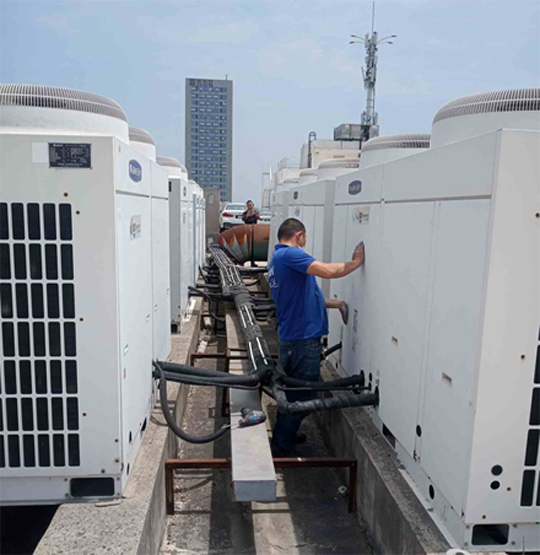 新邵中央空调制热和不制冷系统维修方法